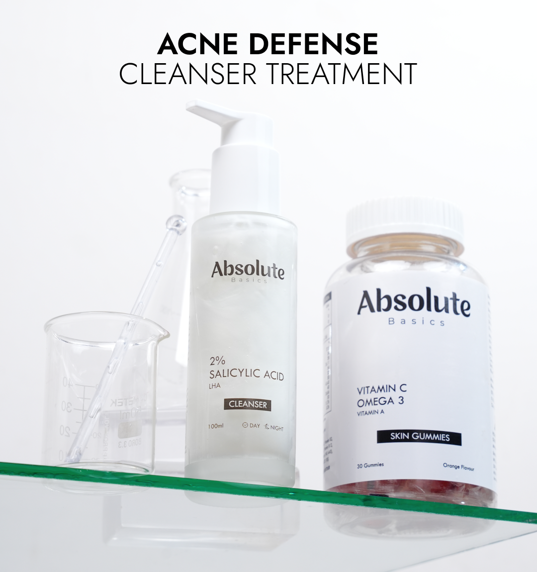 2% Salicylic Acid Cleanser + Skin Gummies