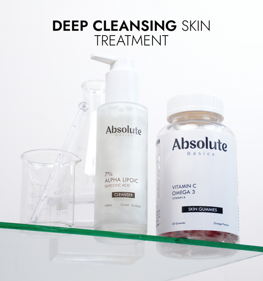 7% Alpha Lipoic Cleanser + Skin Gummies
